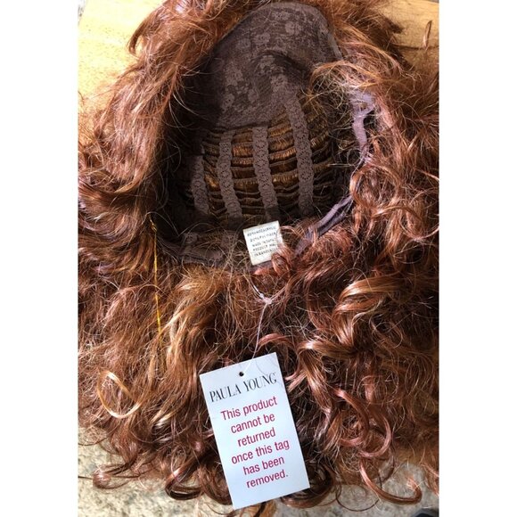 Paula Young Wig NWT Brittany Red Long Medium Curls Color 33/28 Auburn main image 6